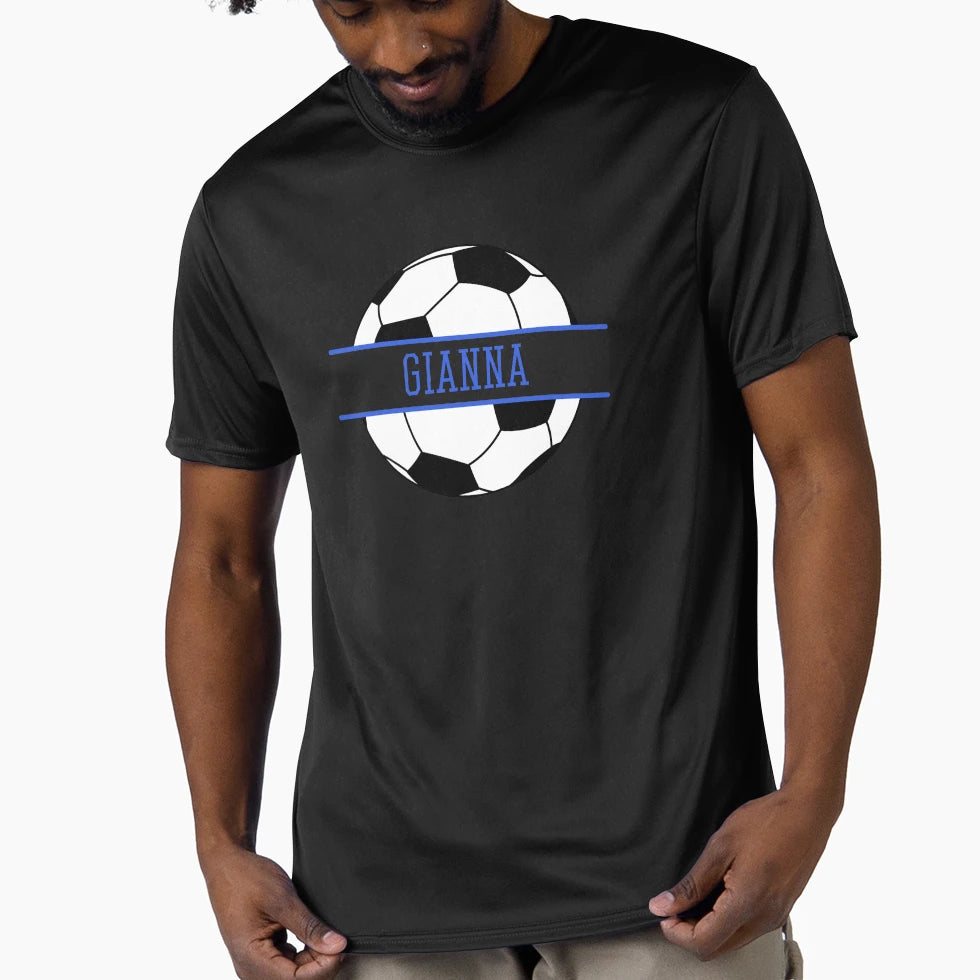Gianna Personalized Soccer Ball T-Shirt - Fun Novelty Design for Adults - T-Shirt, Sweatshirt, Hoodie