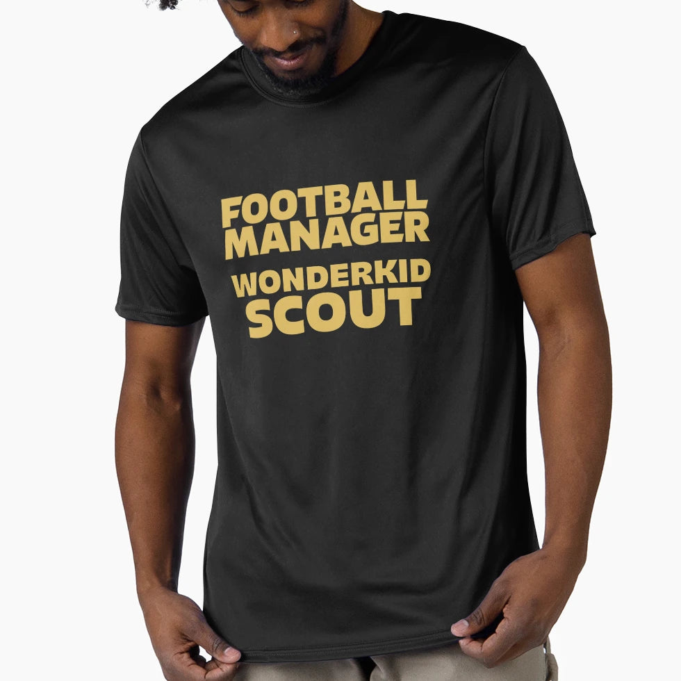 Football Manager Wonderkid Scout T-Shirt - Fun Novelty Design for Adults - T-Shirt, Sweatshirt, Hoodie