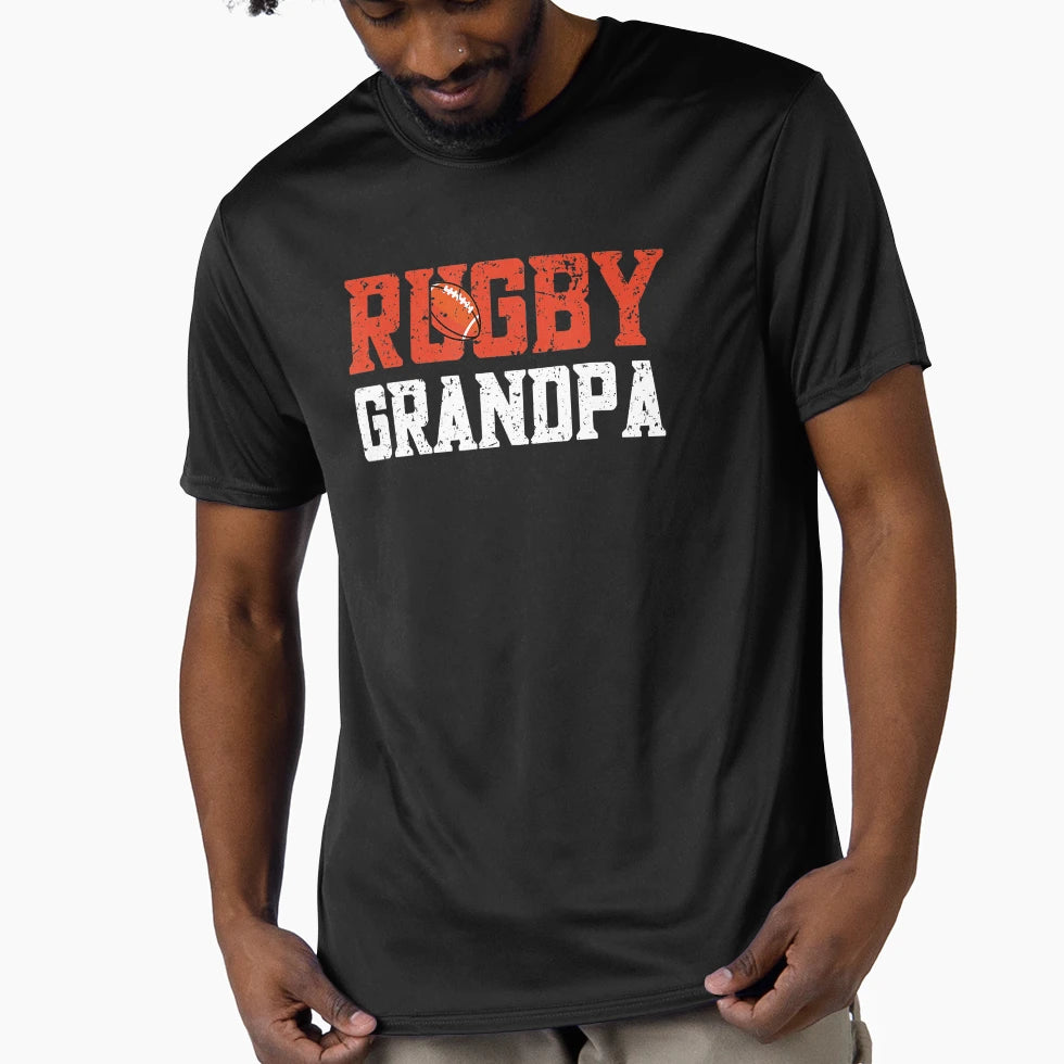 Rugby Grandpa Proud Rugby Lover T-Shirt - Novelty Apparel Unisex - T-Shirt, Sweatshirt, Hoodie
