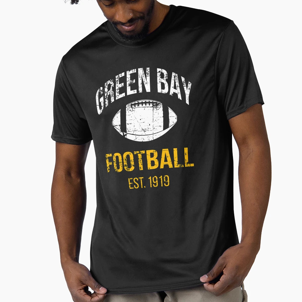 Green Bay Football Team T-Shirt - Aesthetic Graphic for Adults - T-Shirt, Sweatshirt, Hoodie