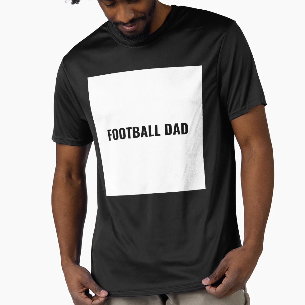 Football Dad Fathers Day Gift Football T-Shirt - Graphic Print Men Women - T-Shirt, Sweatshirt, Hoodie