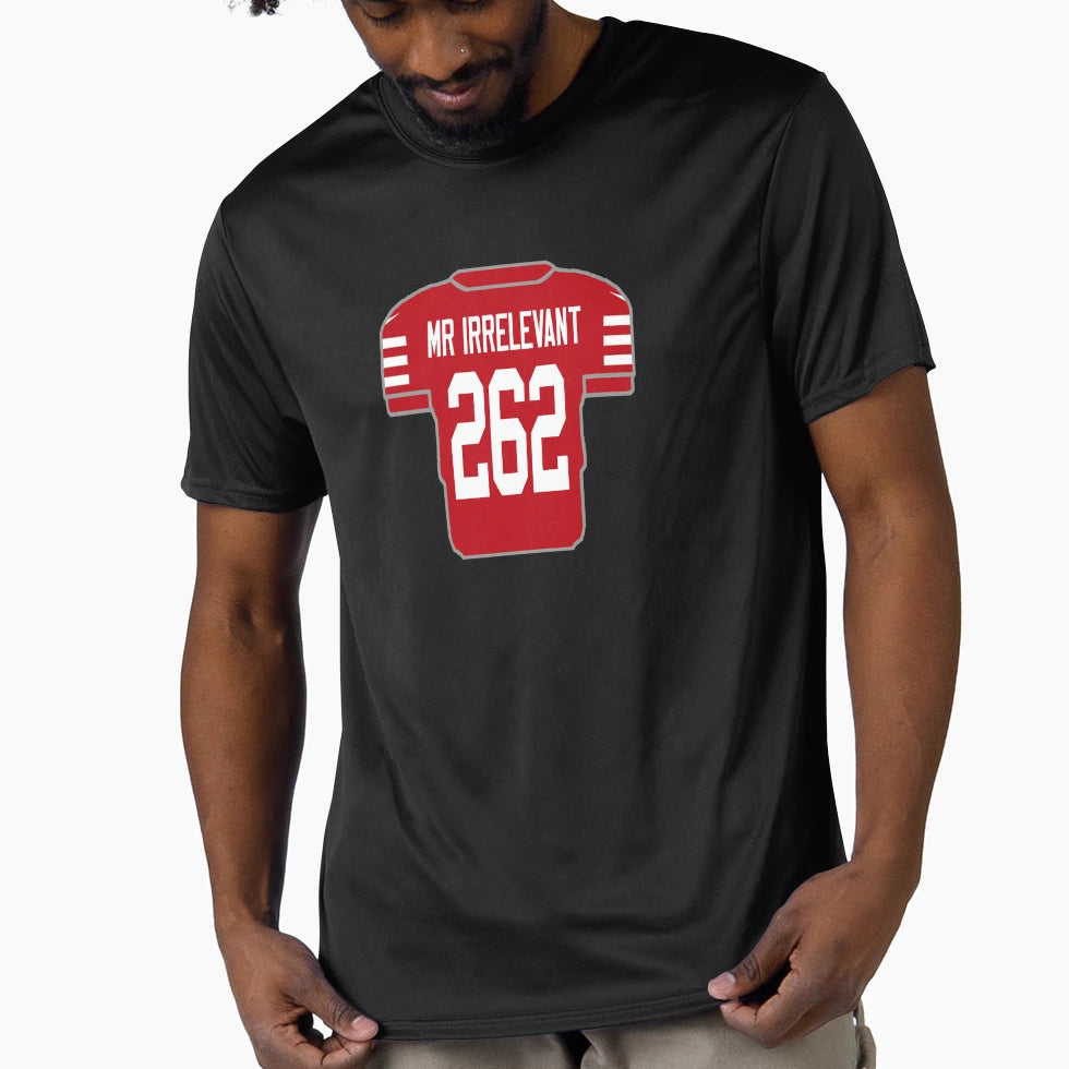 Irrelevant Draft Jersey T-Shirt - Trendy Graphic for Adults - T-Shirt, Sweatshirt, Hoodie