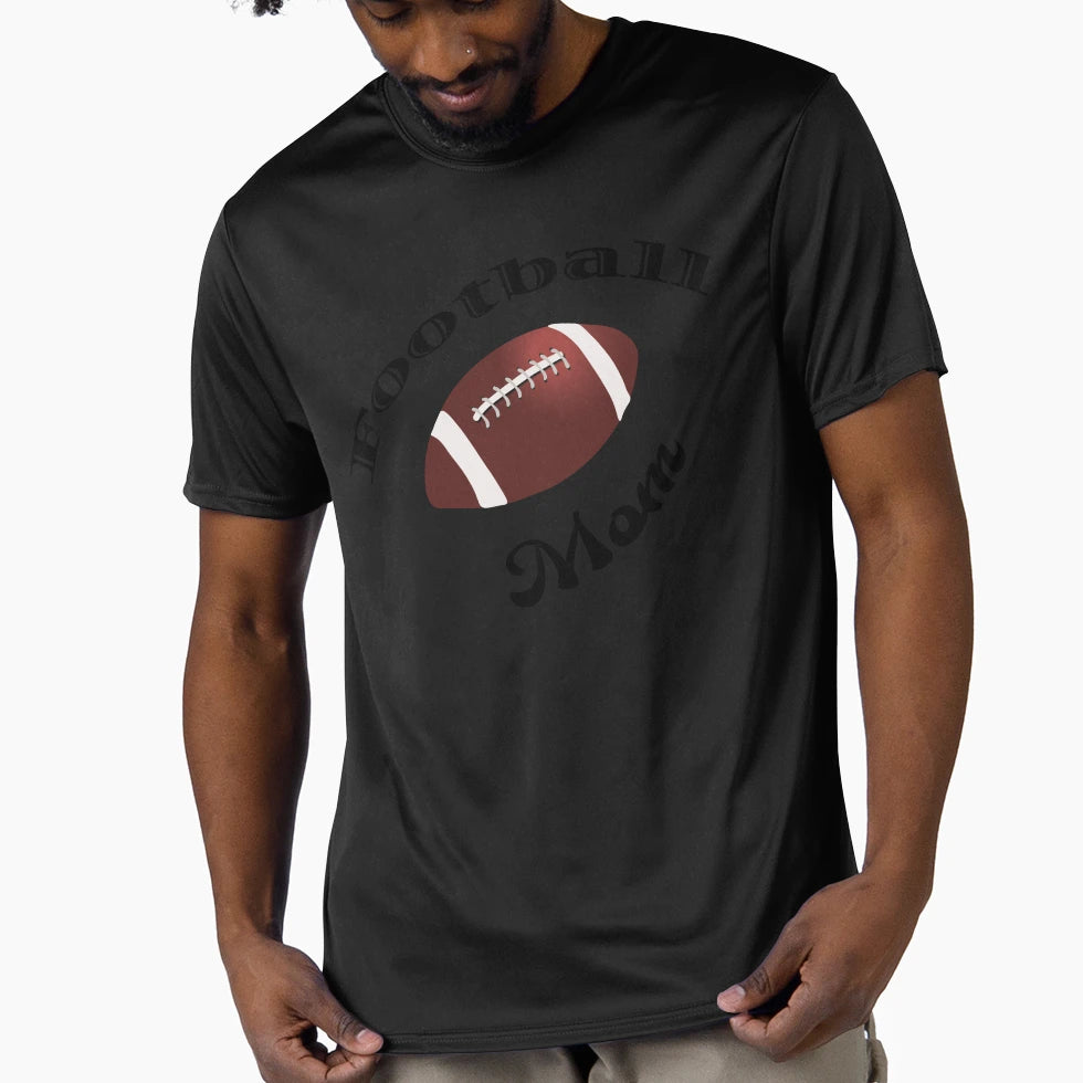 Football Mom T-Shirt - Fun Novelty Design for Adults - T-Shirt, Sweatshirt, Hoodie