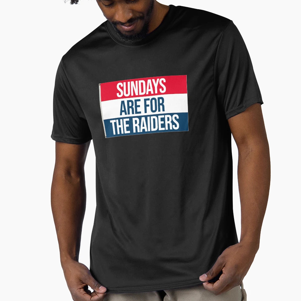 Sundays Are Raiders T-Shirt - Casual Everyday Wear for Adults - T-Shirt, Sweatshirt, Hoodie