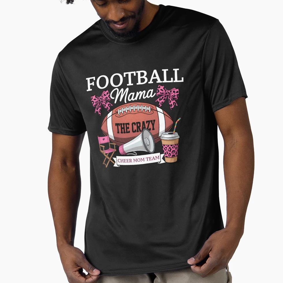 Football Mama T-Shirt - Custom Art Print Unisex - T-Shirt, Sweatshirt, Hoodie