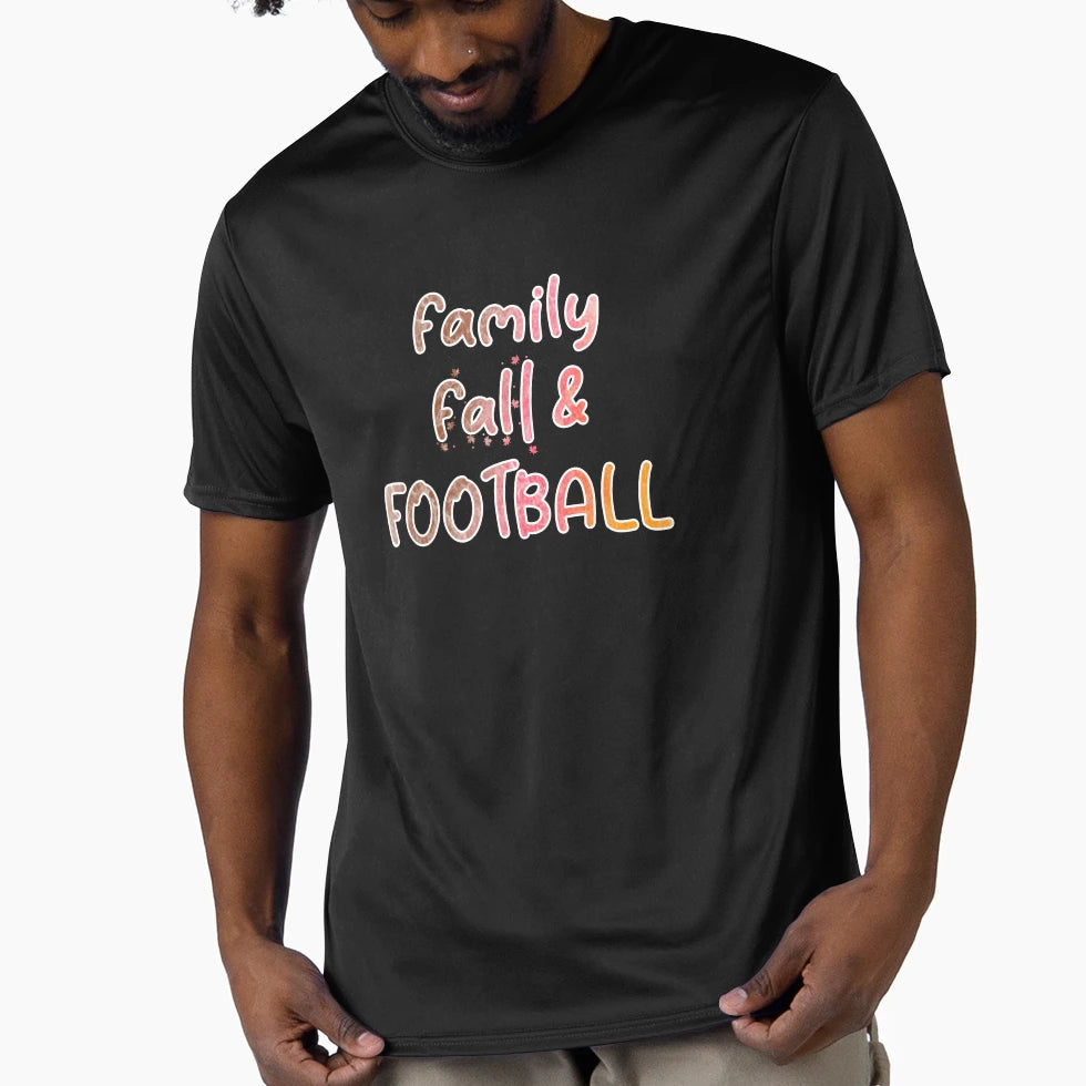 Family Fall Football T-Shirt - Streetwear Style Unisex - T-Shirt, Sweatshirt, Hoodie