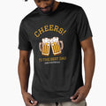 Cheers To Best Dad And Football T-Shirt - Aesthetic Graphic Men Women - T-Shirt, Sweatshirt, Hoodie