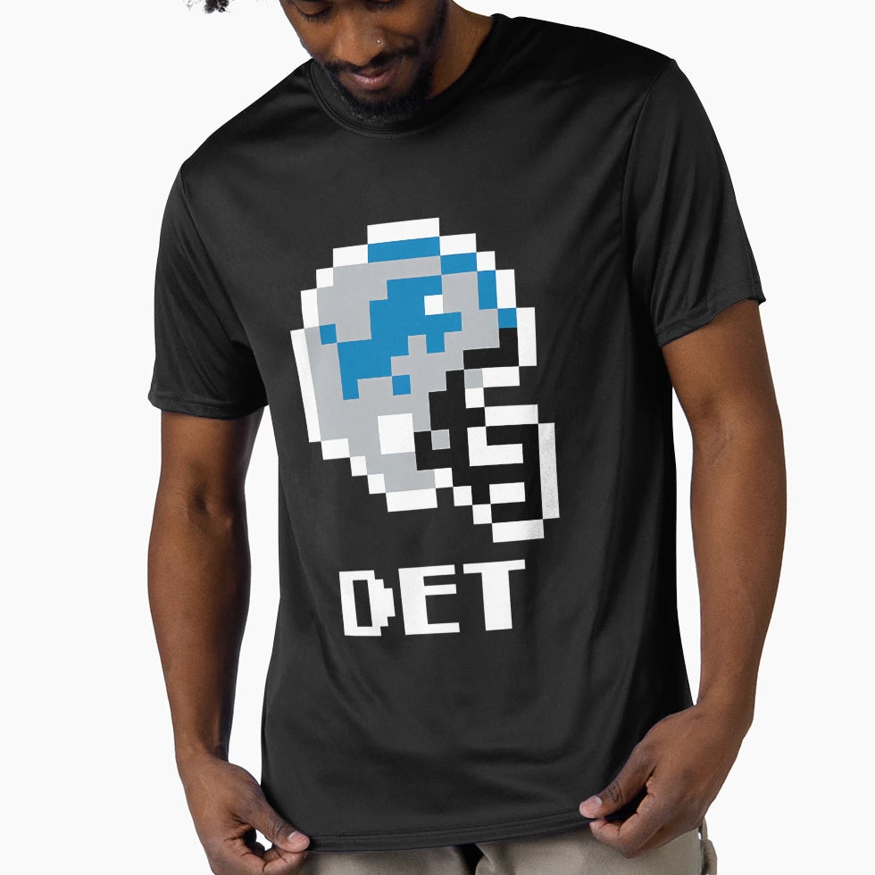 Detroit Lions Tecmo Super Bowl T-Shirt - Novelty Apparel for Adults - T-Shirt, Sweatshirt, Hoodie