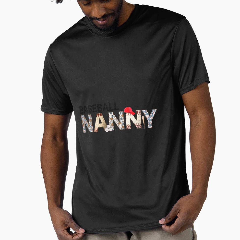 Baseball Nanny T-Shirt - Fun Novelty Design Men Women - T-Shirt, Sweatshirt, Hoodie