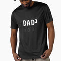 Dad3 Cubed T-Shirt - Fun Novelty Design for Adults - T-Shirt, Sweatshirt, Hoodie