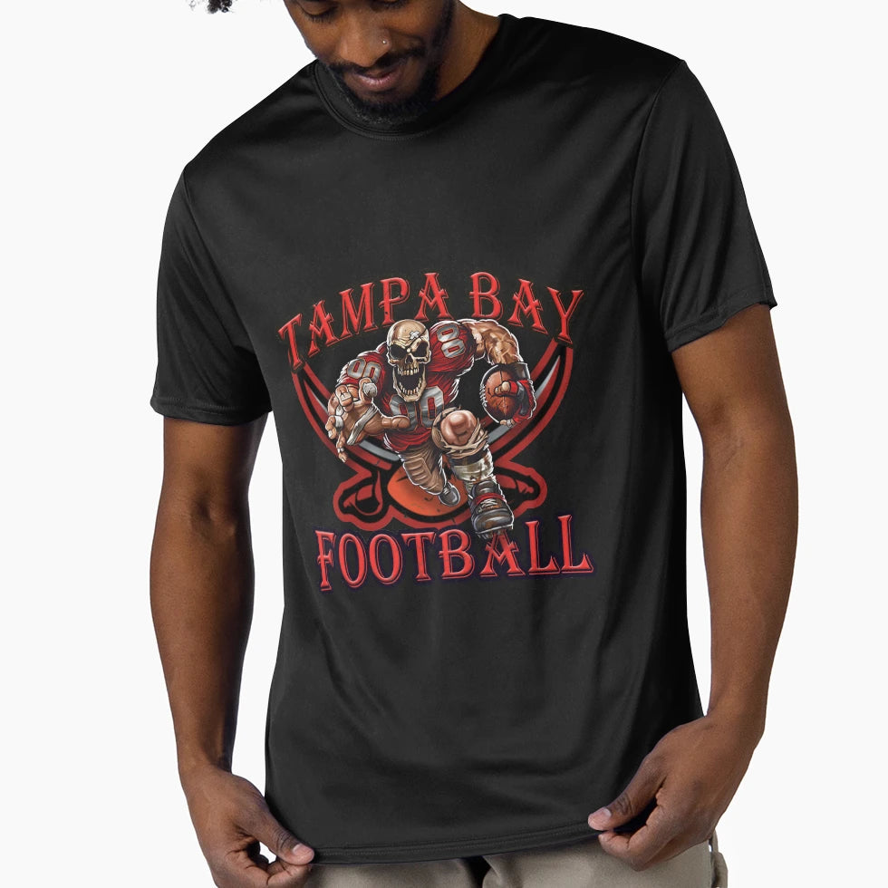 Tampa Bay Football T-Shirt - Novelty Apparel for Adults - T-Shirt, Sweatshirt, Hoodie