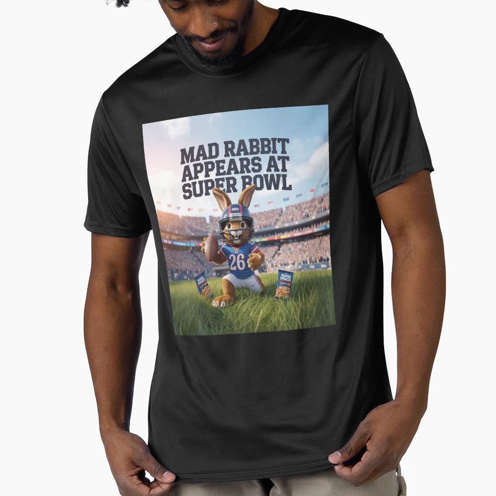 Rabbit Super Bowl 2026 Shirts Ai T-Shirt - Unique Graphic Men Women - T-Shirt, Sweatshirt, Hoodie