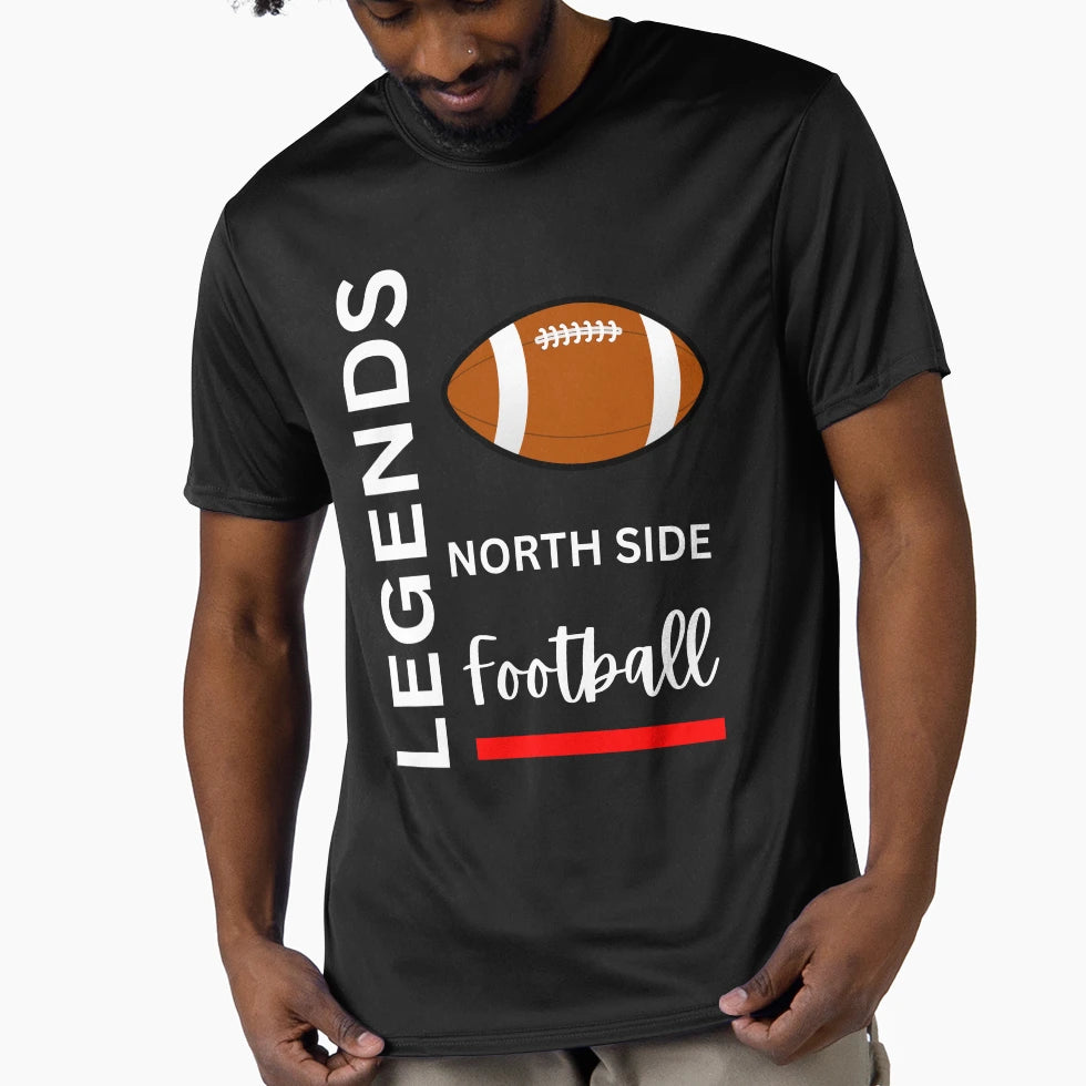 North Side Legends Football T-Shirt - Trendy Graphic Unisex - T-Shirt, Sweatshirt, Hoodie