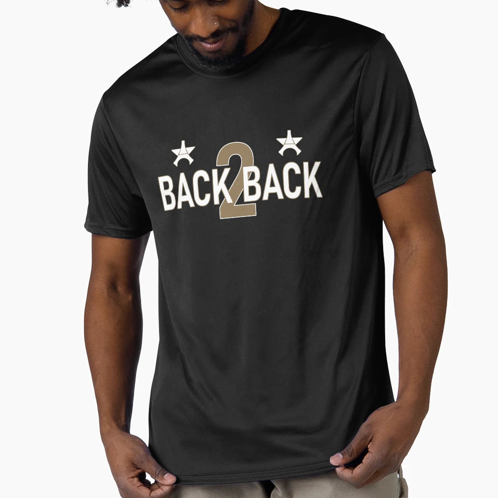 Psg Back 2 Back Gold T-Shirt - Streetwear Style for Adults - T-Shirt, Sweatshirt, Hoodie