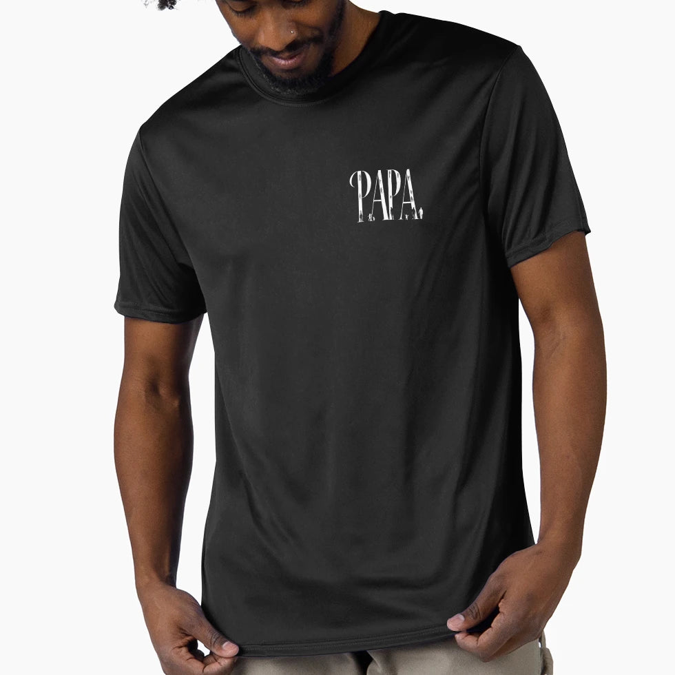 Papa T-Shirt - Custom Art Print for Adults - T-Shirt, Sweatshirt, Hoodie