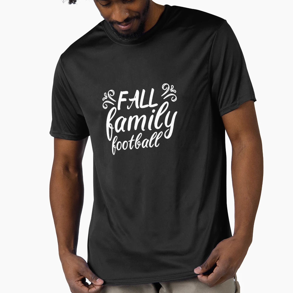Fall Family Football T-Shirt - Fun Novelty Design for Adults - T-Shirt, Sweatshirt, Hoodie