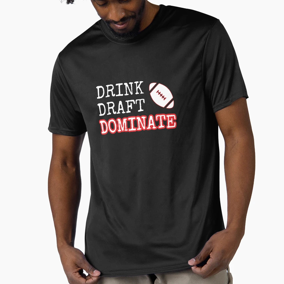 Drink Draft Dominate T-Shirt - Custom Art Print Unisex - T-Shirt, Sweatshirt, Hoodie