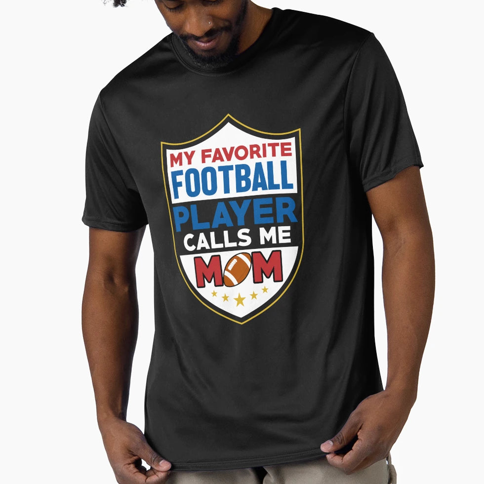 Mommy Birthday American Football T-Shirt - Minimalist Print Unisex - T-Shirt, Sweatshirt, Hoodie