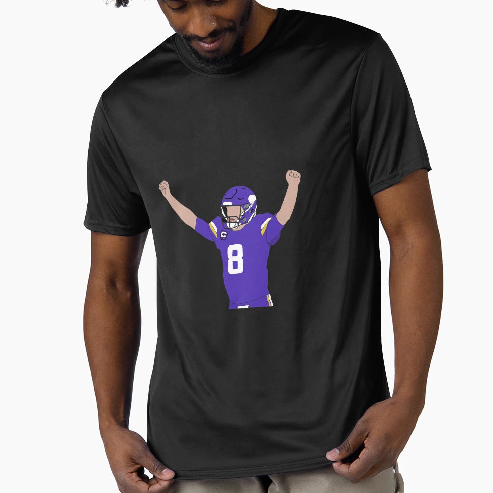 Minnesota Viking Kirk Cousins T-Shirt - Fun Novelty Design Unisex - T-Shirt, Sweatshirt, Hoodie