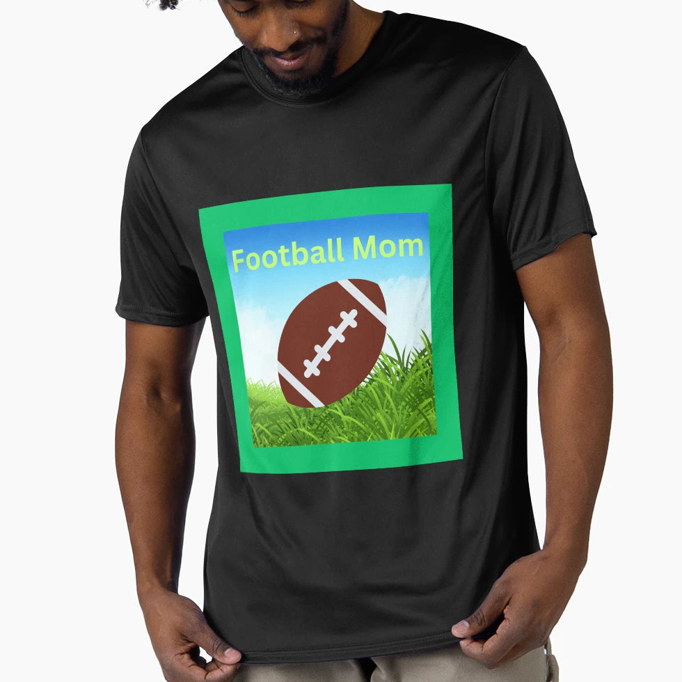 Football Mom T-Shirt - Minimalist Print Men Women - T-Shirt, Sweatshirt, Hoodie