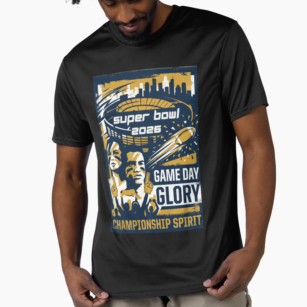 Game Day Glory T-Shirt - Minimalist Print for Adults - T-Shirt, Sweatshirt, Hoodie