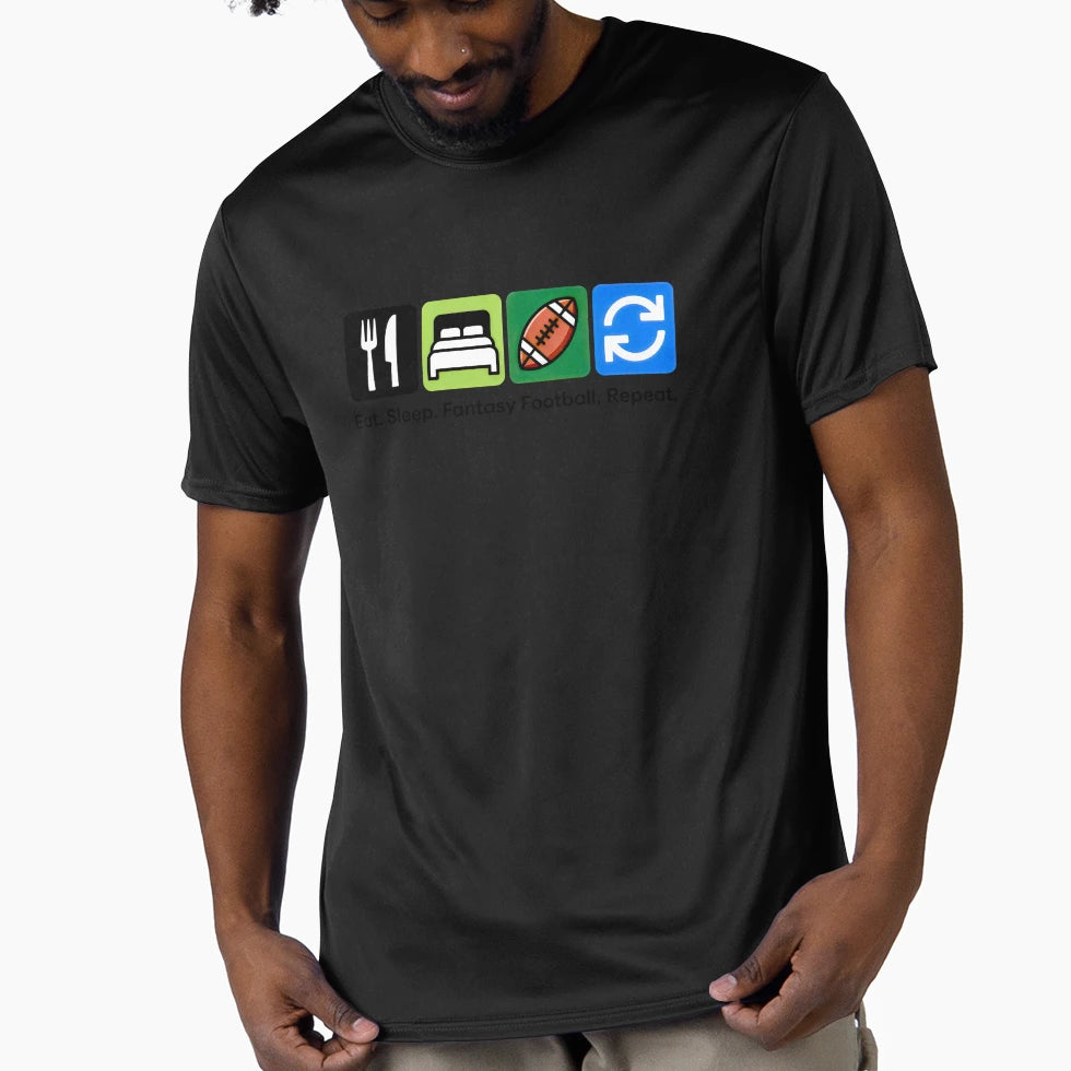 Minimalist Fantasy Football Routine T-Shirt - Minimalist Print Unisex - T-Shirt, Sweatshirt, Hoodie