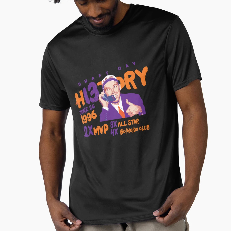 Steve Nash Draft T-Shirt - Casual Everyday Wear Unisex - T-Shirt, Sweatshirt, Hoodie