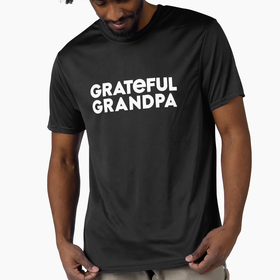 Grateful Grandpa Best Gift Grandfathers 5 T-Shirt - Graphic Print Men Women - T-Shirt, Sweatshirt, Hoodie