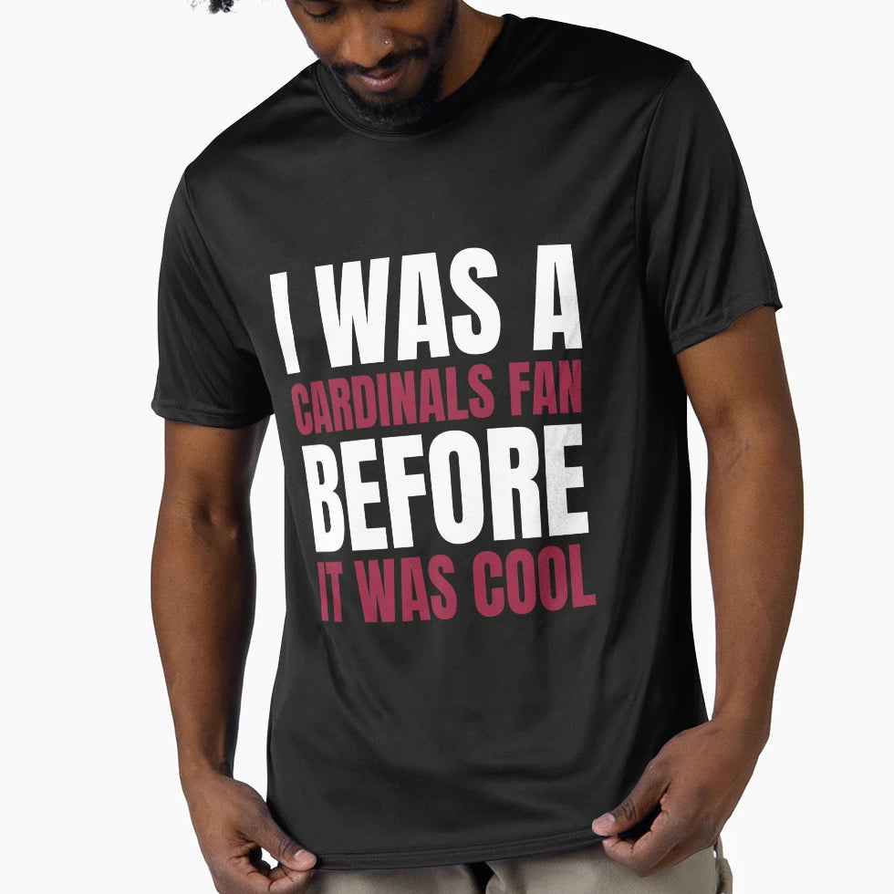 I Was Cardinals Fan Before I Was Black T-Shirt - Minimalist Print Unisex - T-Shirt, Sweatshirt, Hoodie