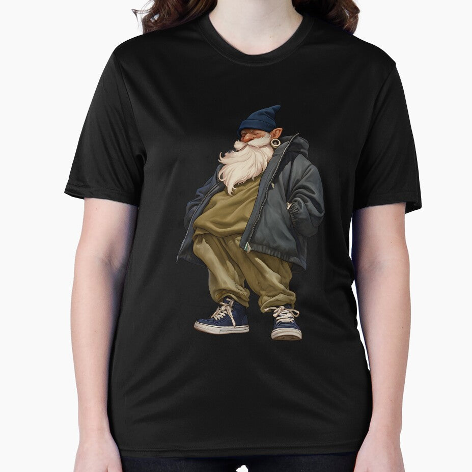 Streetwear Gnome Edgy Look by bapupa - Adult & Kids T-Shirts, Sweatshirts & Hoodies apparel design preview 2