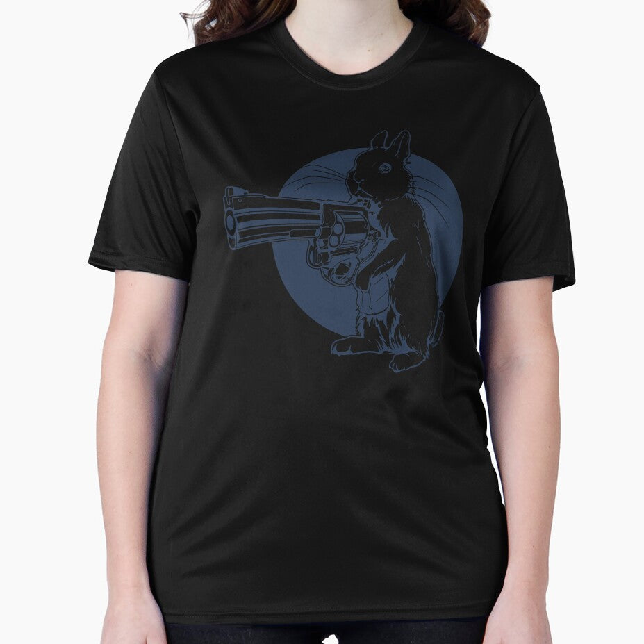 Do you feel lucky? Hare Trigger Dirty Hairy Bunny by - Adult & Kids T-Shirts, Sweatshirts & Hoodies apparel design preview 2