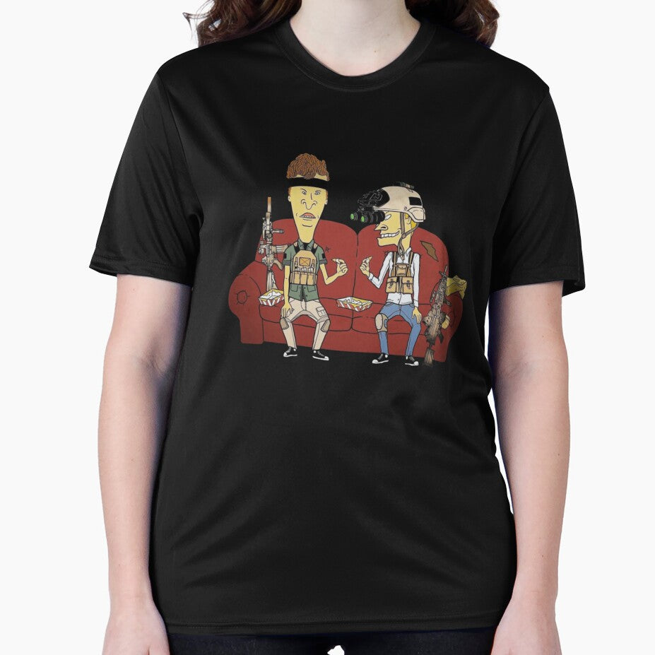 Operator Beavis and Butthead by SaltyCulthf - Adult & Kids T-Shirts, Sweatshirts & Hoodies apparel design preview 2