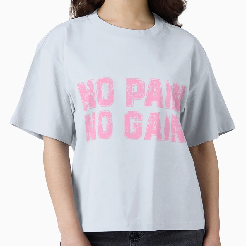 No Pain No Gain T-Shirt - Aesthetic Graphic Men Women - T-Shirt, Sweatshirt, Hoodie