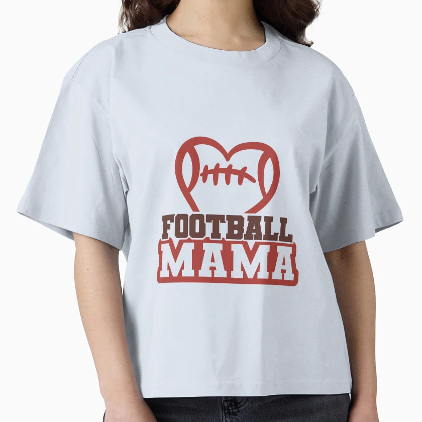 Football Mama T-Shirt - Trendy Graphic for Adults - T-Shirt, Sweatshirt, Hoodie