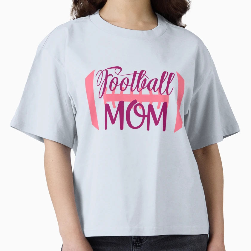 Football Mom T-Shirt - Trendy Graphic for Adults - T-Shirt, Sweatshirt, Hoodie