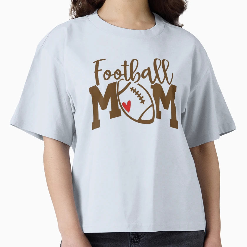 Football Mom Football Season Custom T-Shirt - Aesthetic Graphic Unisex - T-Shirt, Sweatshirt, Hoodie