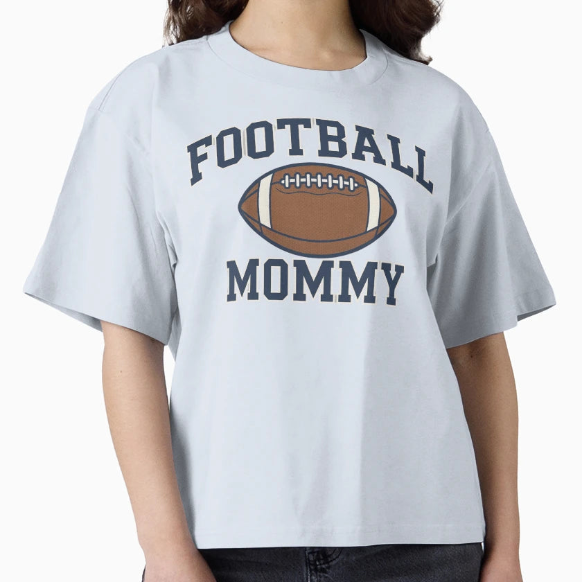 Football Mommy Sports Logo T-Shirt - Novelty Apparel Men Women - T-Shirt, Sweatshirt, Hoodie
