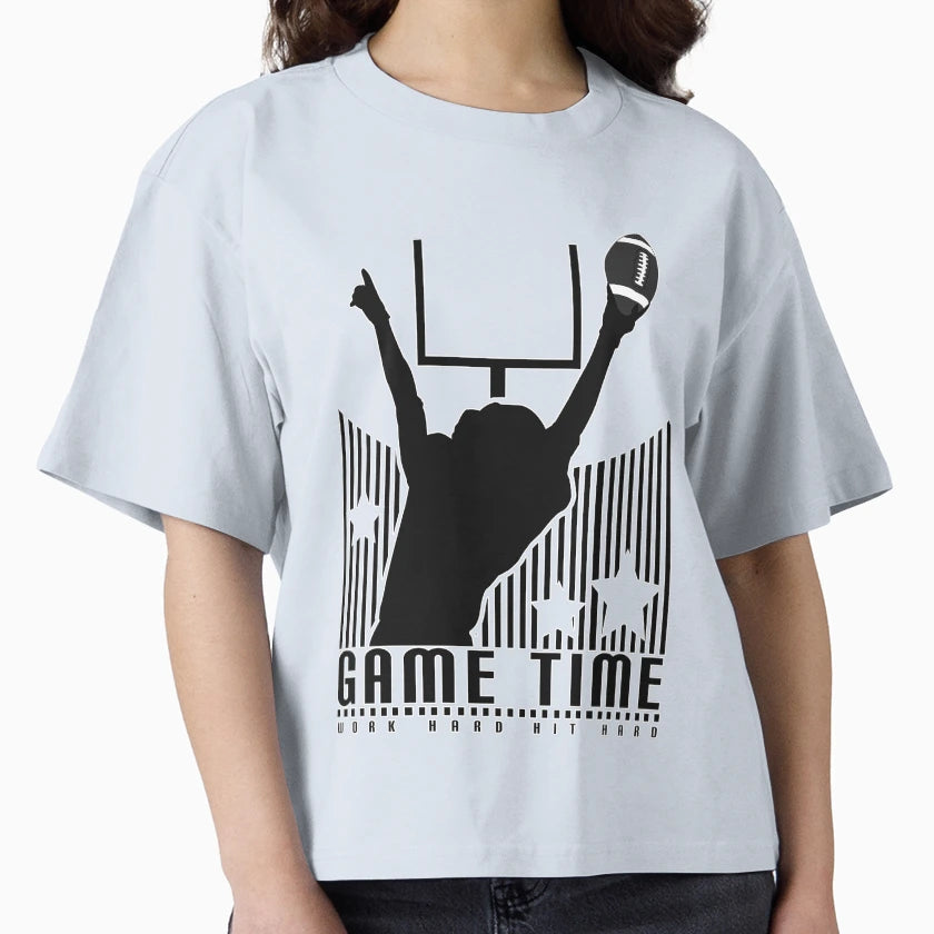 Game Time Football Yellow T-Shirt - Fun Novelty Design for Adults - T-Shirt, Sweatshirt, Hoodie