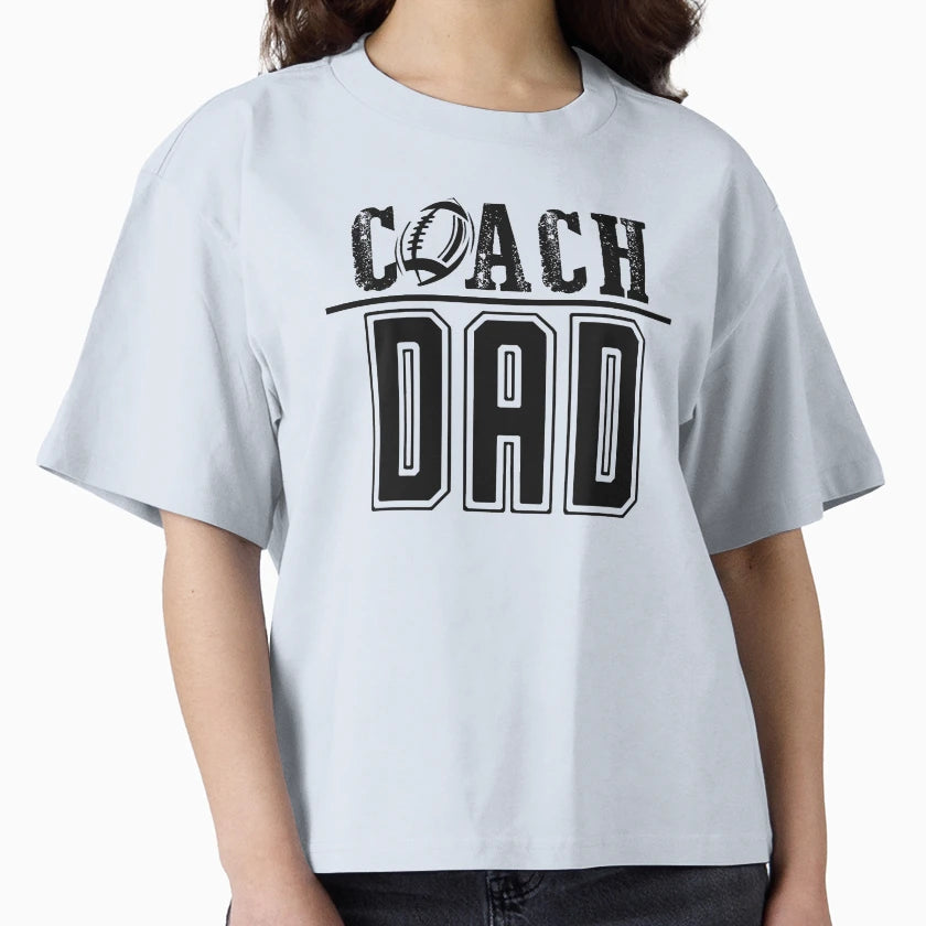 Coach Dad Black T-Shirt - Unique Graphic Unisex - T-Shirt, Sweatshirt, Hoodie