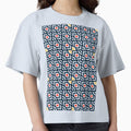Round Pegs Square Navy Blue by SilverPegasus - Adult & Kids T-Shirts, Sweatshirts & Hoodies apparel design preview 1