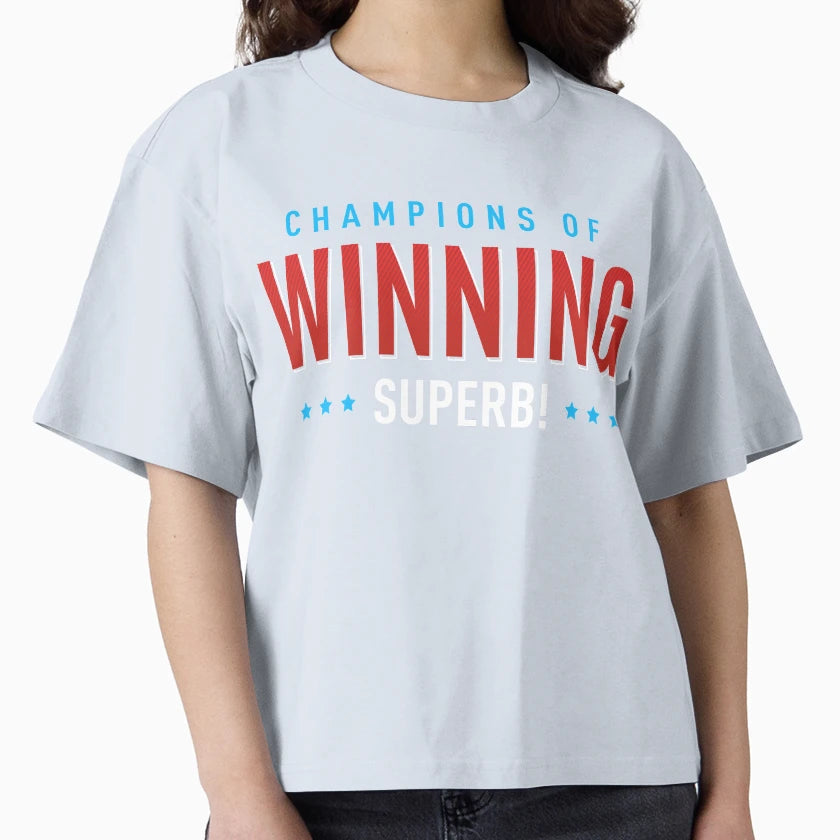 Champions Winning Superb T-Shirt - Unique Graphic for Adults - T-Shirt, Sweatshirt, Hoodie