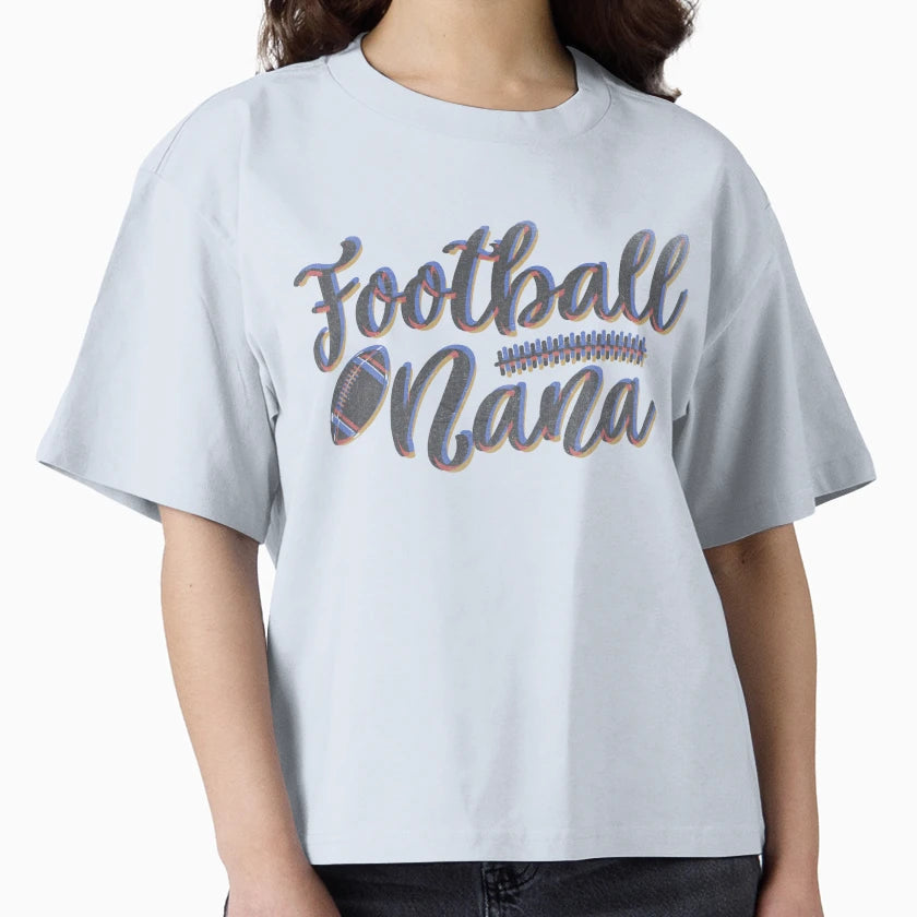 Football Nana T-Shirt - Minimalist Print for Adults - T-Shirt, Sweatshirt, Hoodie