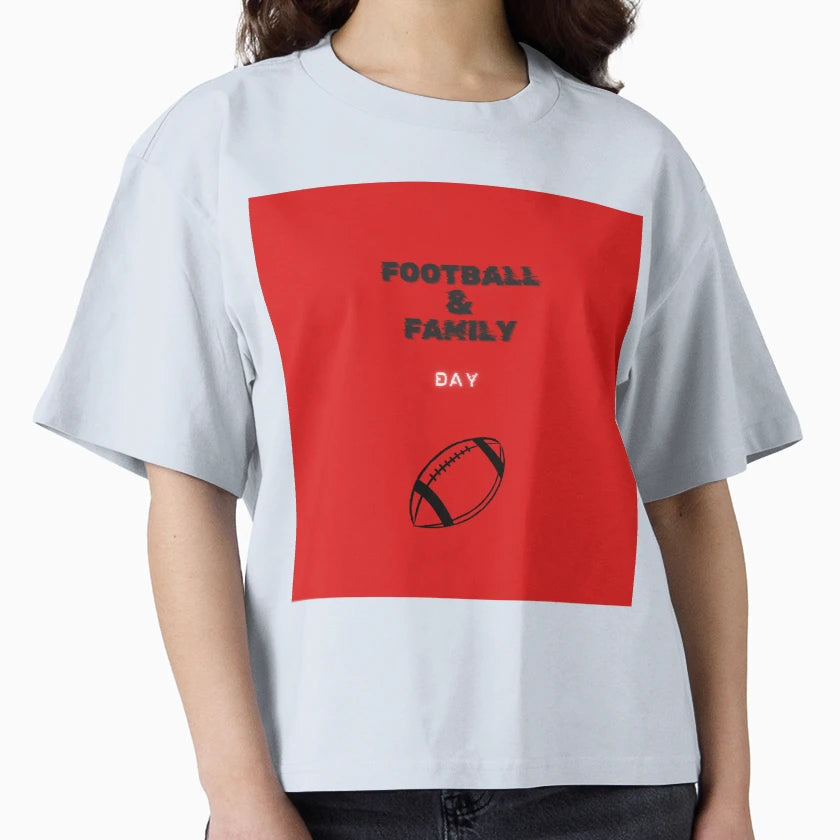 Football Family Red T-Shirt - Casual Everyday Wear for Adults - T-Shirt, Sweatshirt, Hoodie