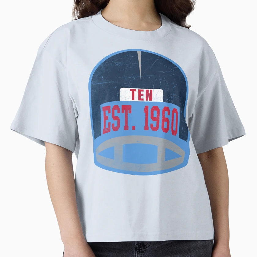 Tennessee Throwback Football Helmet T-Shirt - Fun Novelty Design for Adults - T-Shirt, Sweatshirt, Hoodie