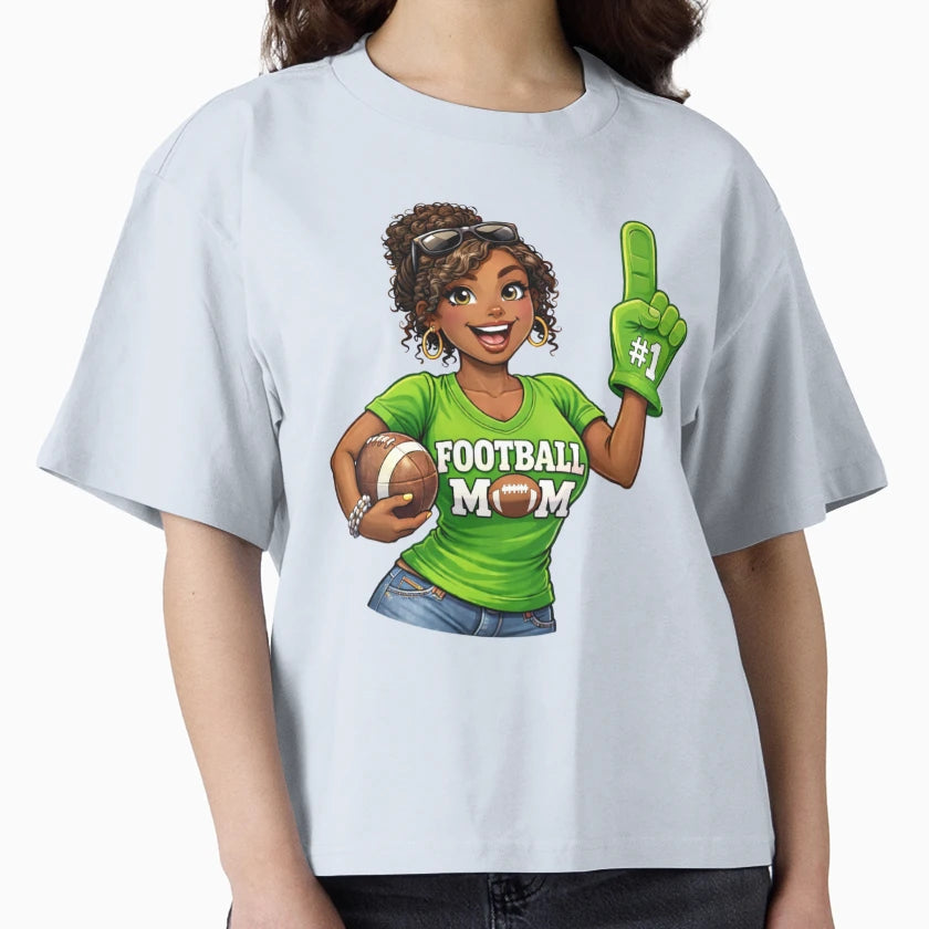 Football Mom Sports T-Shirt - Minimalist Print Men Women - T-Shirt, Sweatshirt, Hoodie