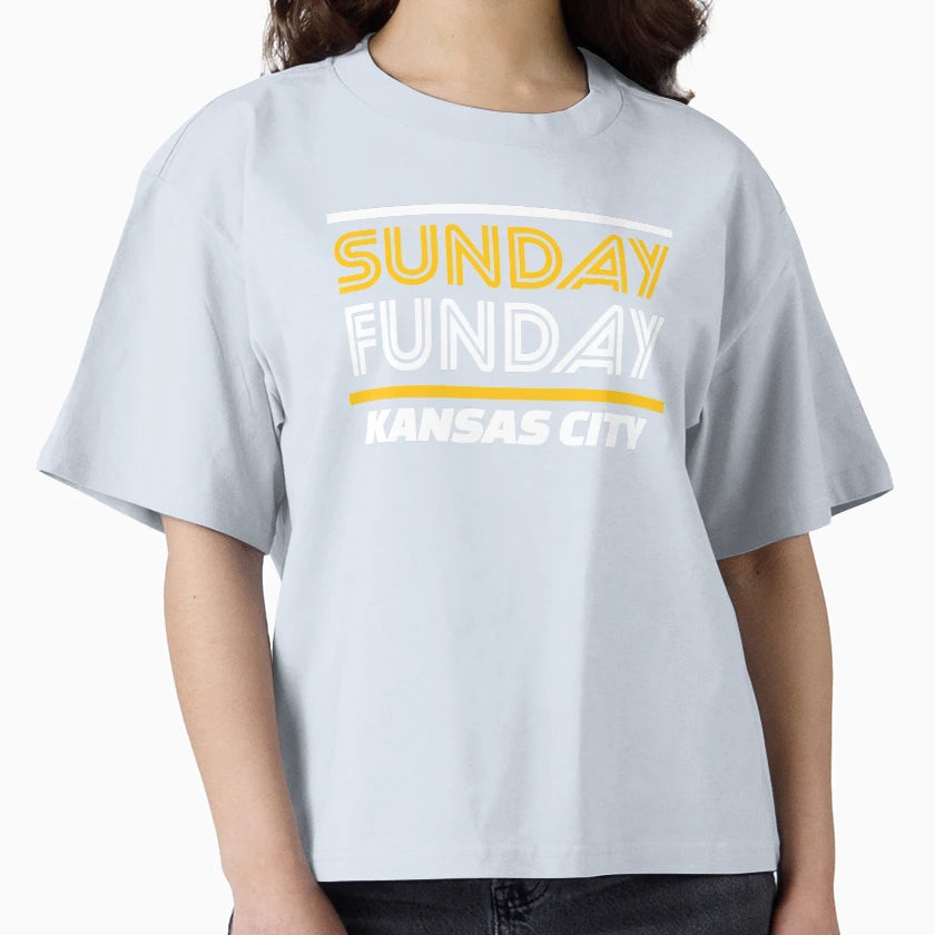 Sunday Funday 2021 Kc Kansas City Super T-Shirt - Novelty Apparel Unisex - T-Shirt, Sweatshirt, Hoodie