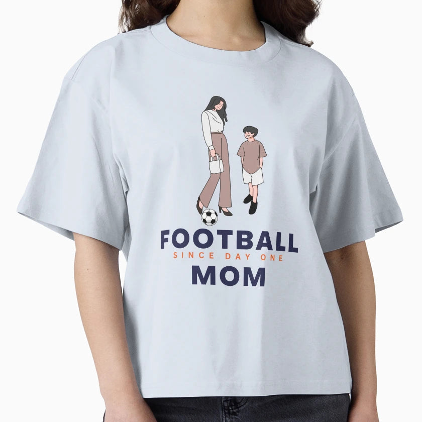 Football Mom T-Shirt - Custom Art Print for Adults - T-Shirt, Sweatshirt, Hoodie
