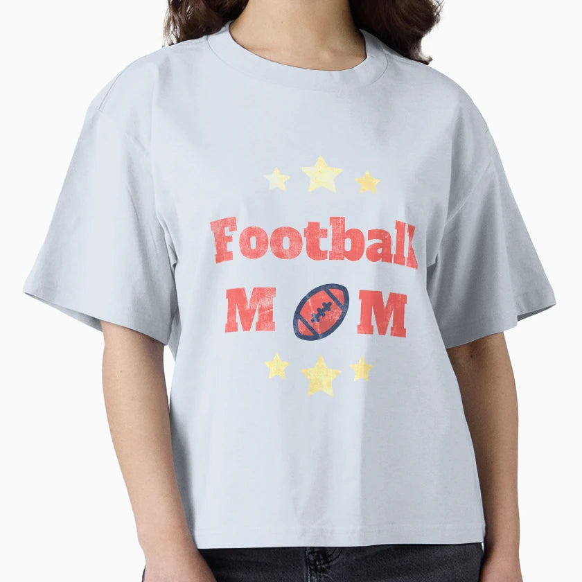 Football Mom T-Shirt - Custom Art Print for Adults - T-Shirt, Sweatshirt, Hoodie