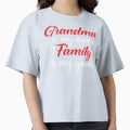 Funny Grandma My Name Family My Game T-Shirt - Trendy Graphic for Adults - T-Shirt, Sweatshirt, Hoodie