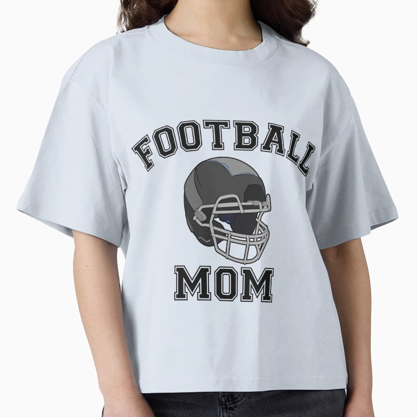 Football Mom T-Shirt - Minimalist Print Men Women - T-Shirt, Sweatshirt, Hoodie